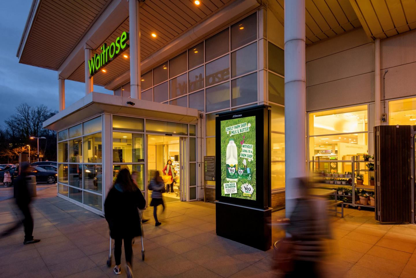 Waitrose Digital Screen Advertising